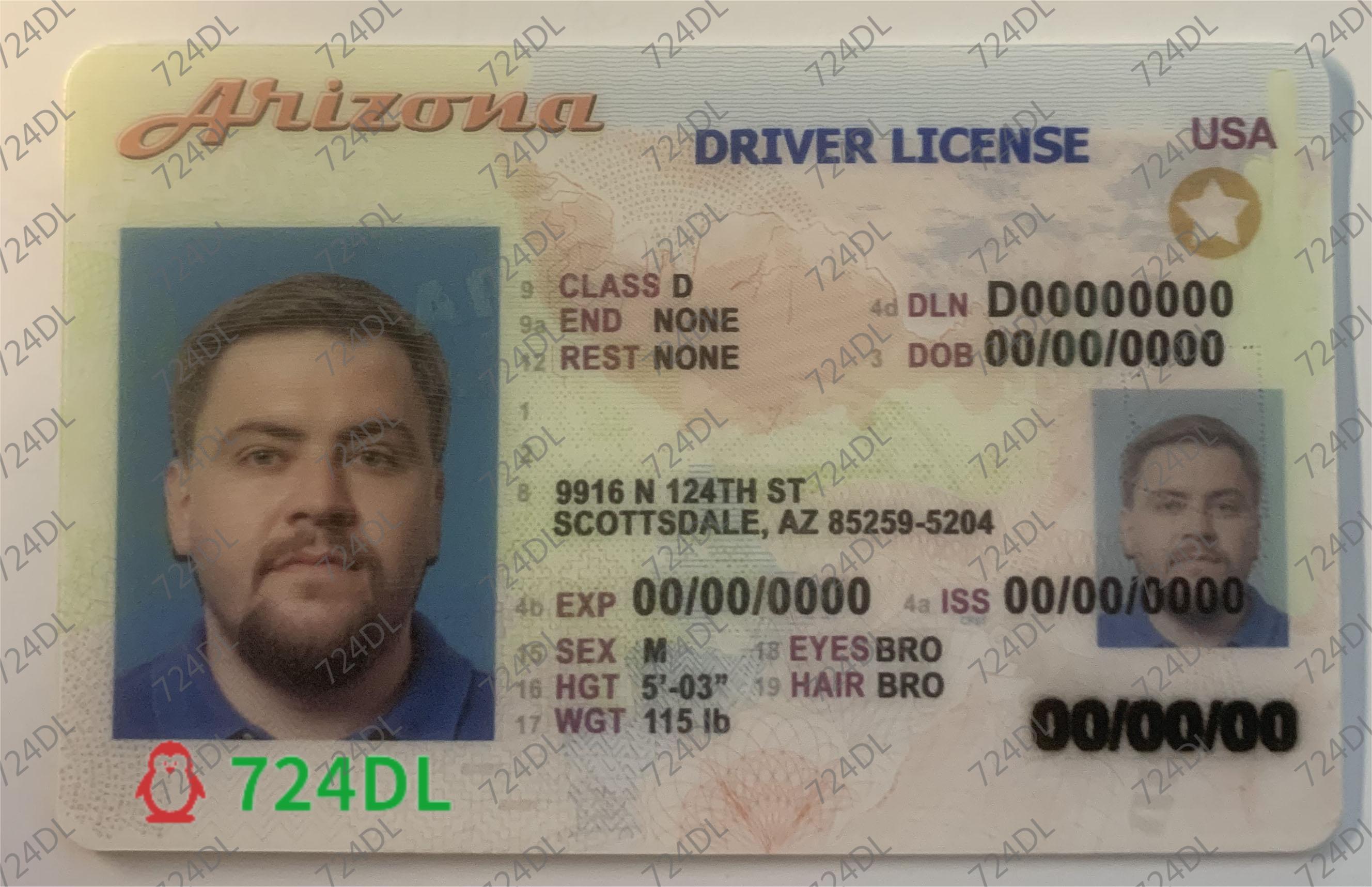Arizona State ID, Fake AZ ID