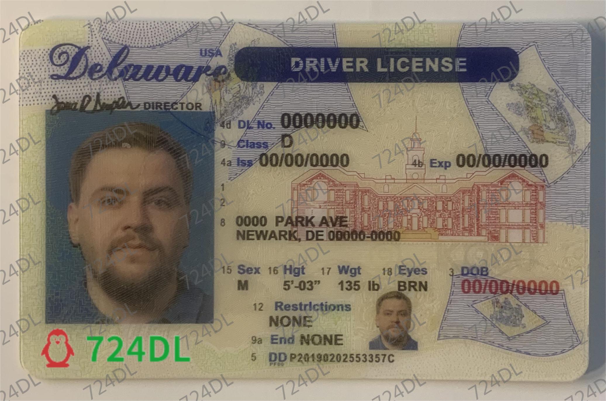 Delaware State ID, Fake DE ID