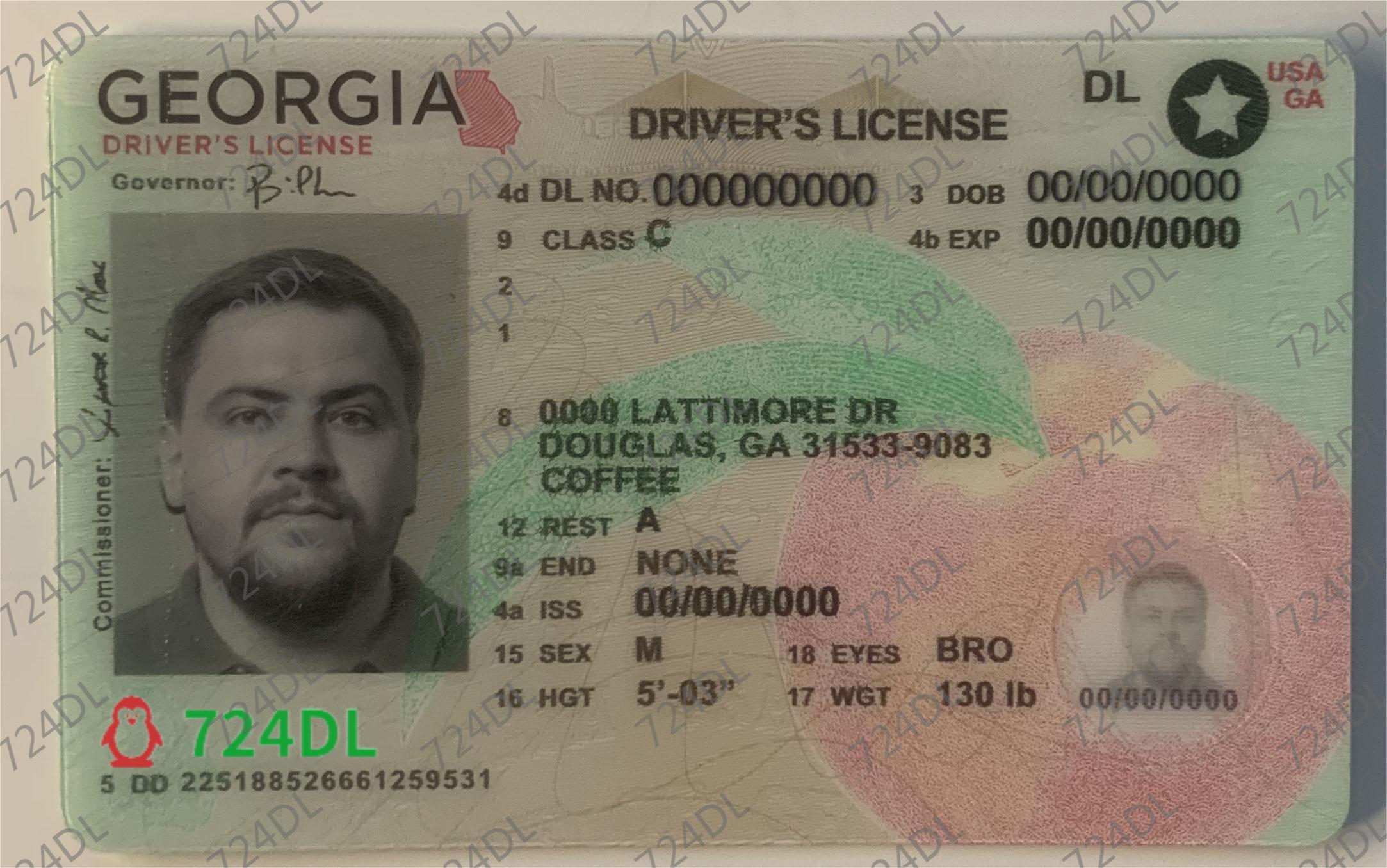 Georgia State ID, Fake GA ID
