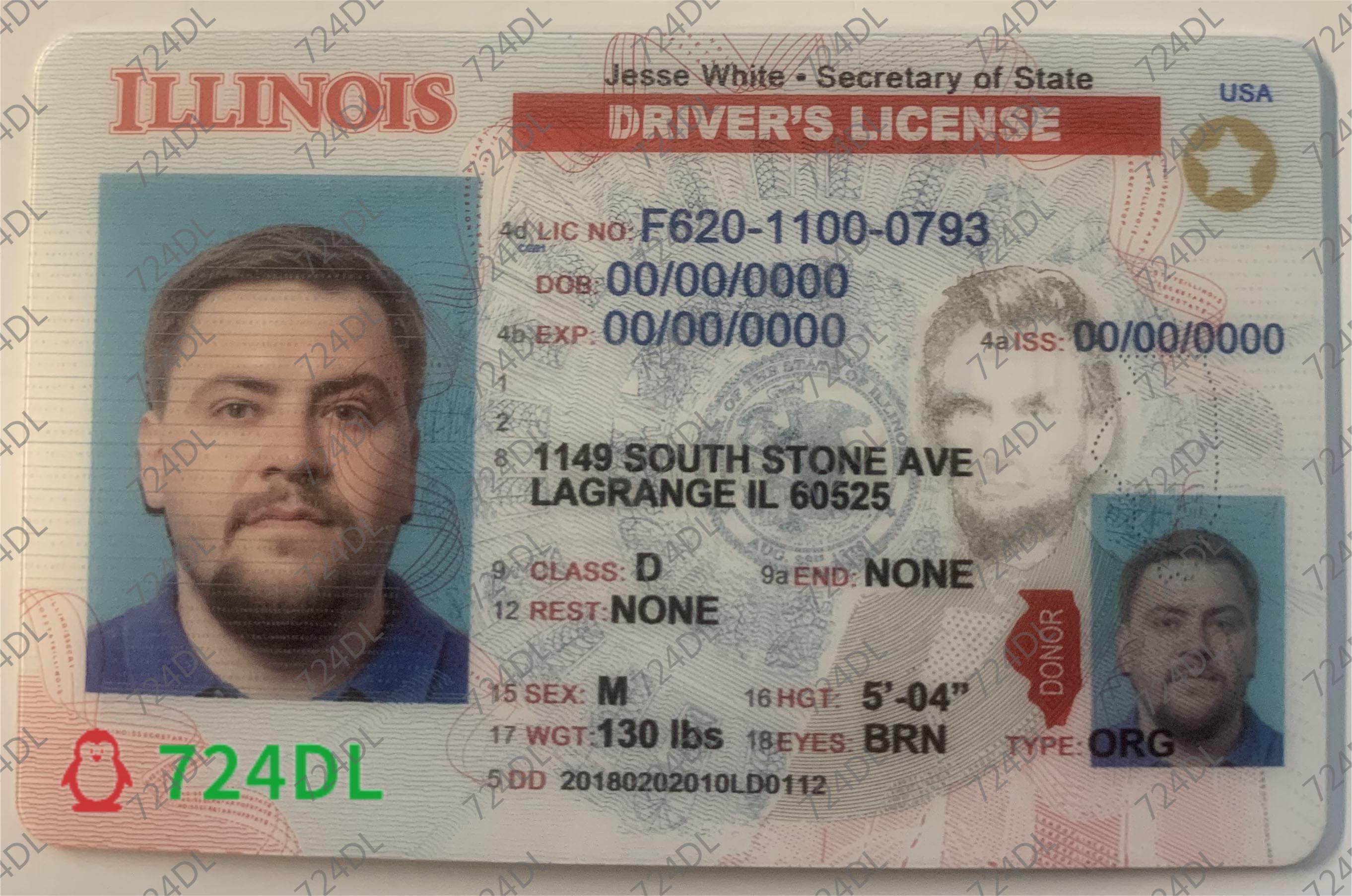 Illinois State ID, Fake IL ID