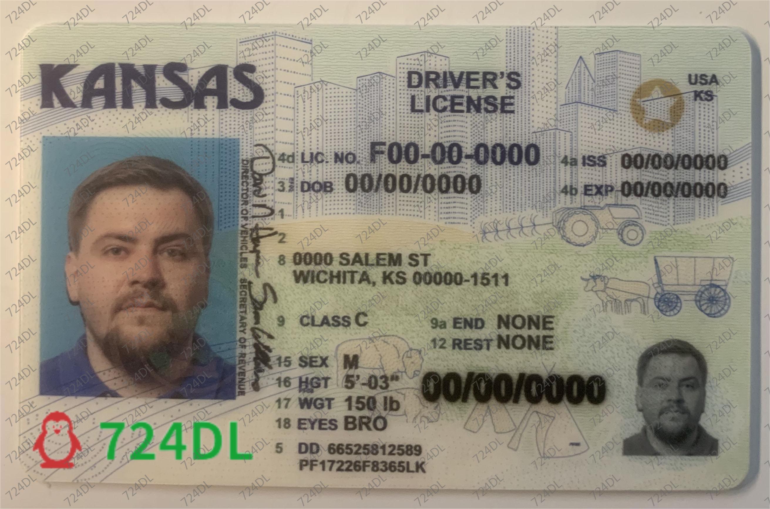 Kansas State ID, Fake KS ID